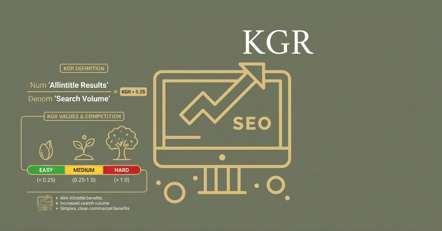 كيف تُحسب النسبة الذهبية للكلمات المفتاحية KGR